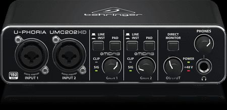 Behringer U-Phoria UMC202HD